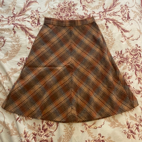 Skirts Vintage Plaid Skirt Poshmark